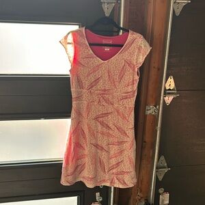 Pink Patterned Women's Dress